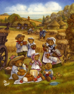 Les oursons du Square Th�odore - Upstairs, Downstairs Bears